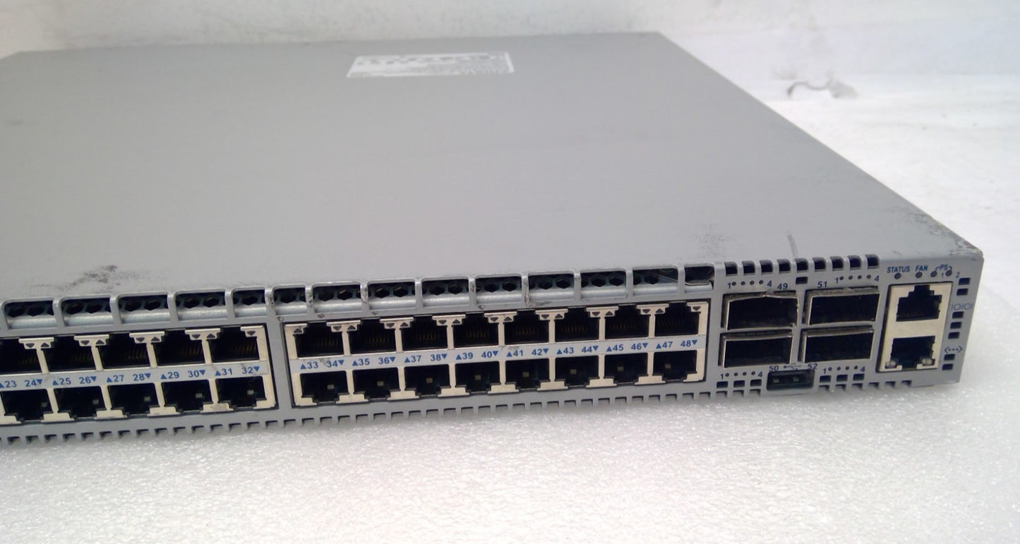 Arista DCS-7050TX-64-R 48xRJ45 1/10GBASE-T 4xQSFP+ Ethernet Switch
