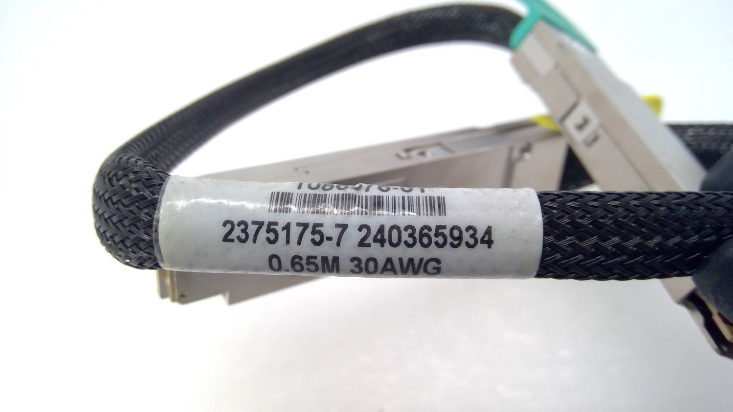 TE Connectivity 800G OSFP Passive DAC Cable 0.65M 30AWG 2375175-7 1086576-01