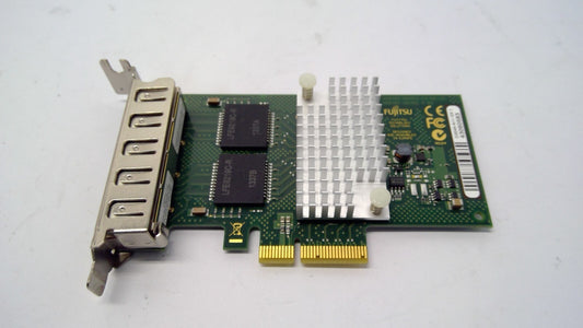 D3045-A11 GS1 FUJITSU  QUAD PORT LAN PCIe Low Profile NETWORK ADAPTER