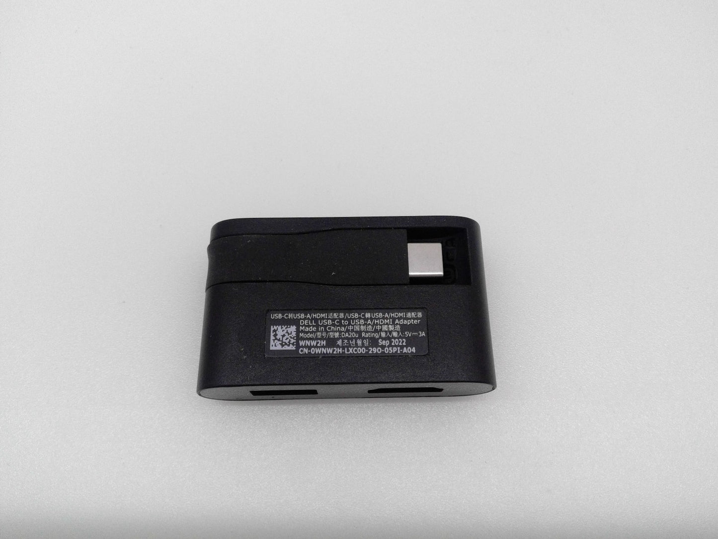 Genuine Dell OEM USB-C to USB-A/HDMI Adapter DA20u WNW2H 0WNW2H