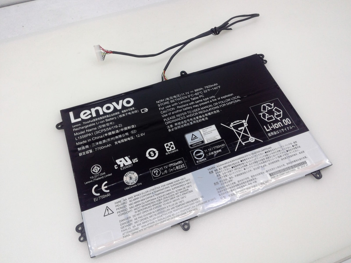 Genuine L15M6PA1 L15S6PA1  11.1V  88Wh Battery for Lenovo Horizon 2 27 Table PC