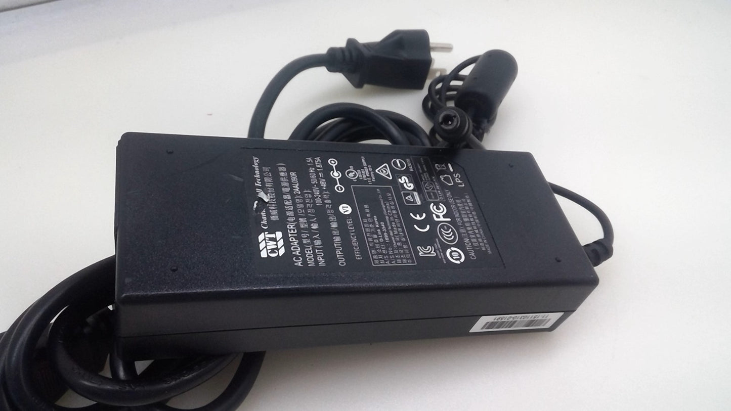 CWT Desktop Power Adapter 2AAL090R 48V 1.875A For Haikang Recorder