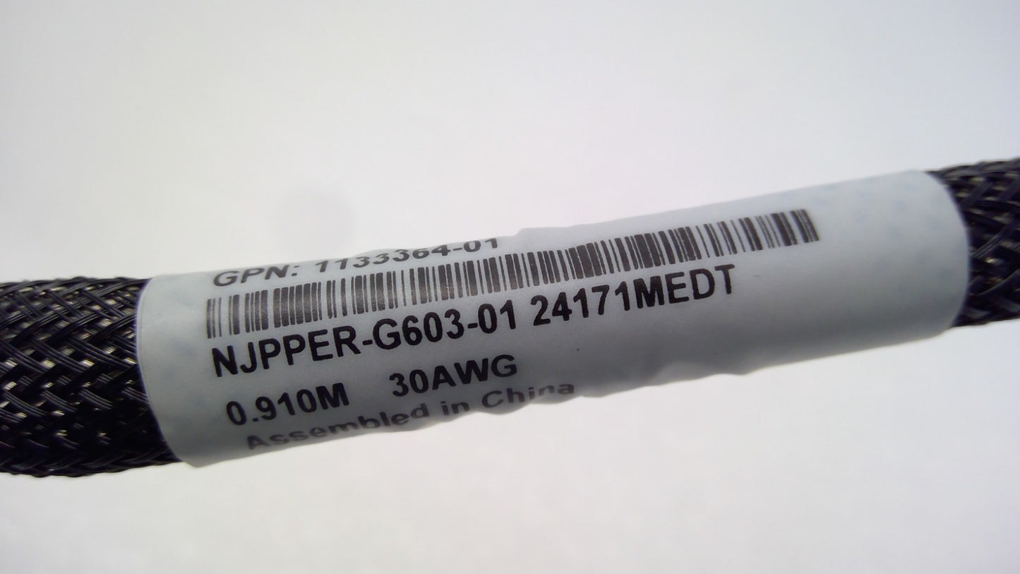 Amphenol 400G QSFP-DD DAC Cable 0.91m 30AWG 1133364-01 NJPPER-G603-01