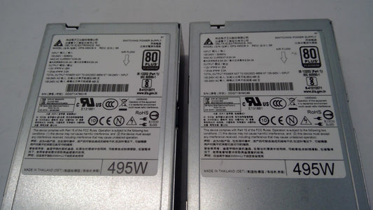 Lot of 2 Arista DPS-495CB 7050SX Series 495W AC Switch Power Supply