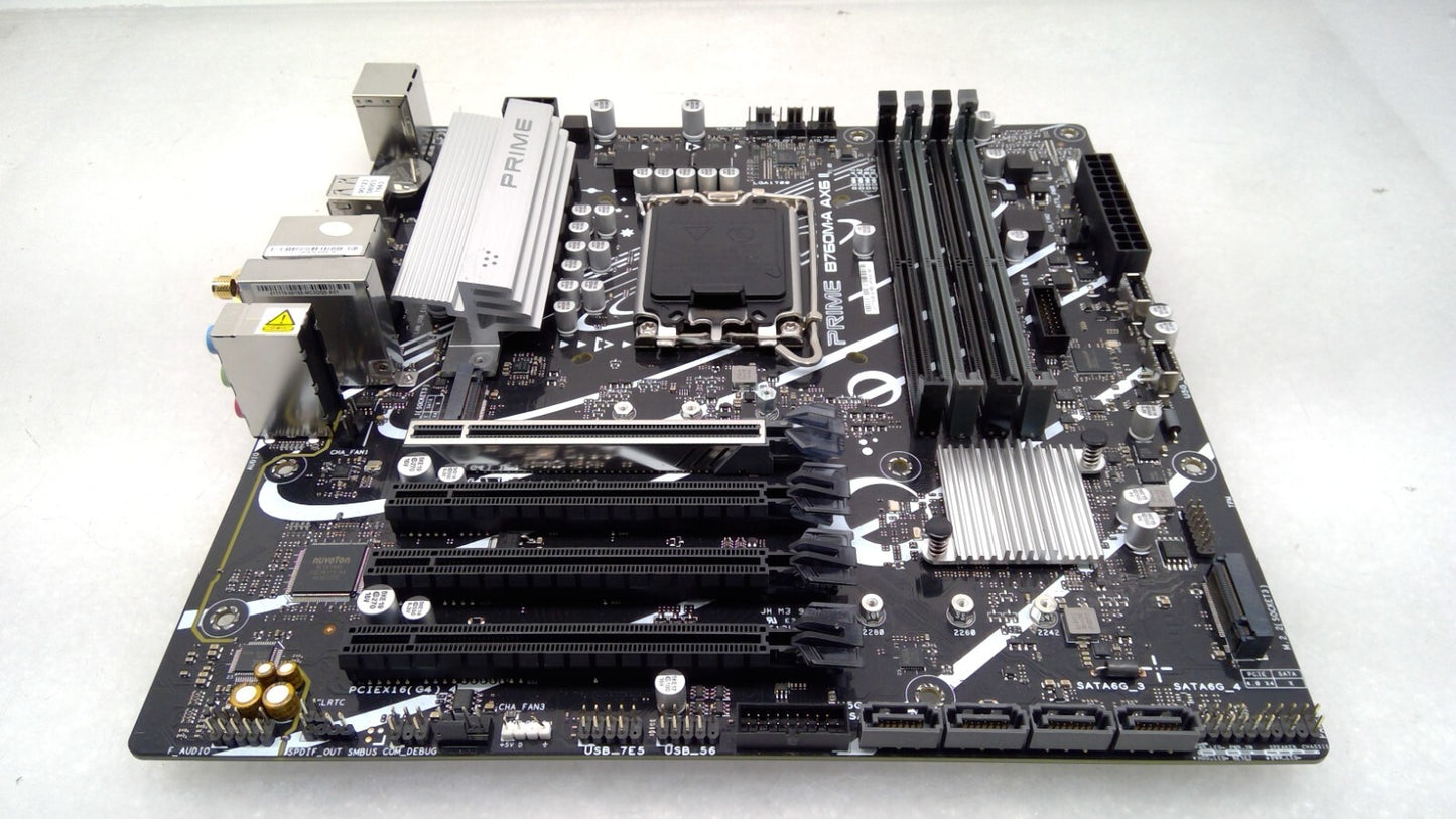 ASUS Prime B760M-A AX6-II LGA1700 (Intel 12th&13th&14th Gen) DDR5 WIFI mAT MB