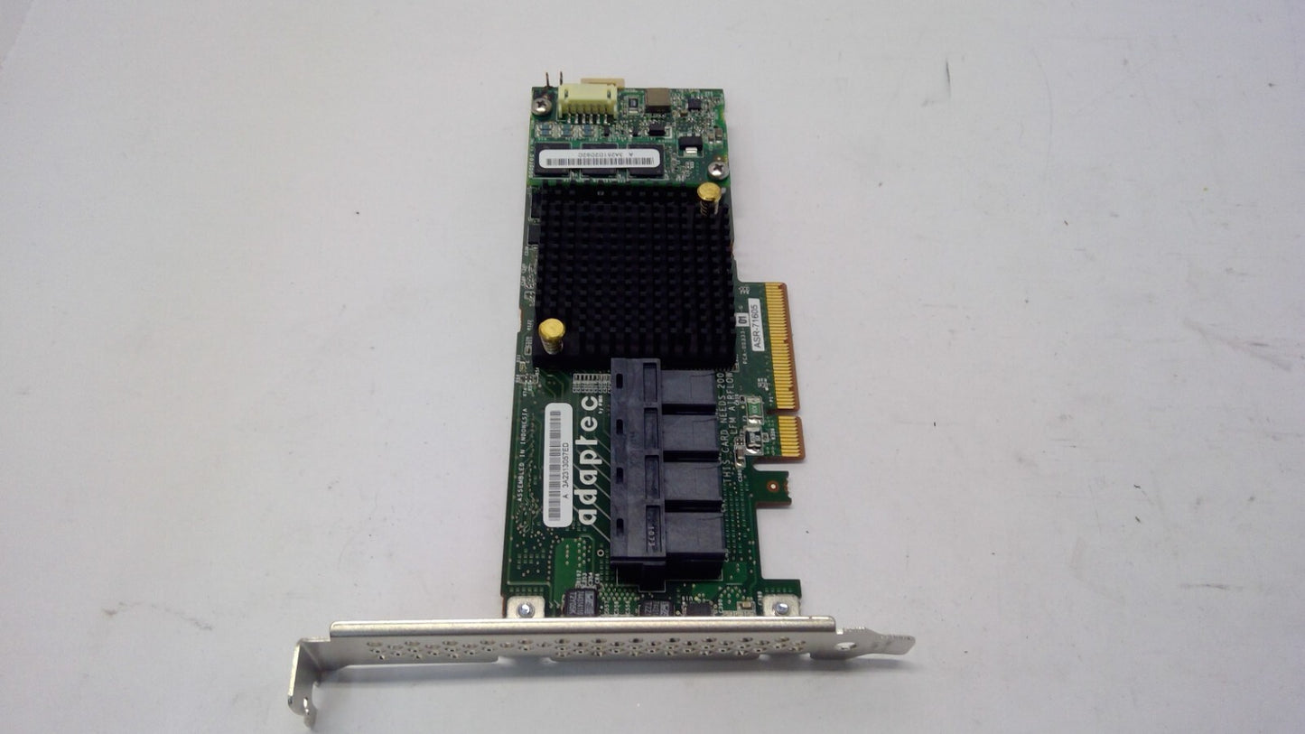 Adaptec ASR-71605 1G w/Cache DDR3 SATA/SAS 16 Port 6Gb/s PCIe High profile