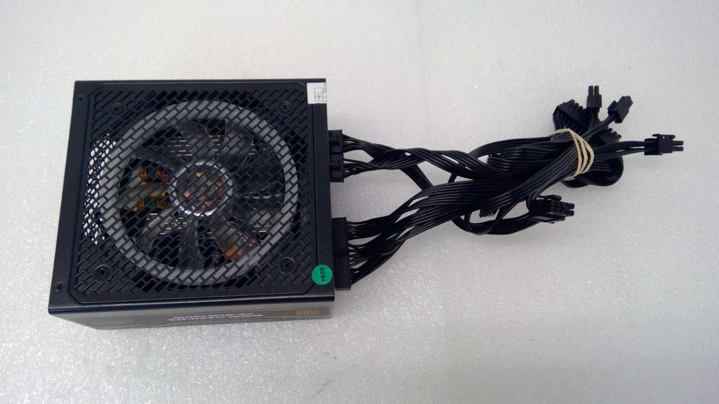 ESGAMING 750W Power Supply 80 PLUS Gold Full Modular ARGB ATX PSU ES-RGB750W