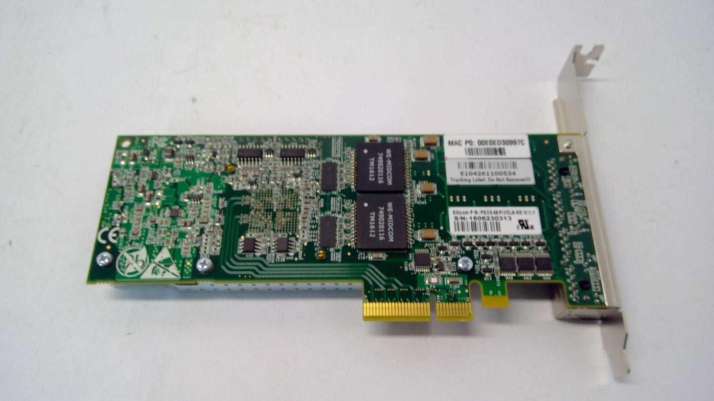 Silicom PE2G4BPI35LA-SD Quad Port Gigabit PCIe x4 Ethernet Bypass Server Adapter