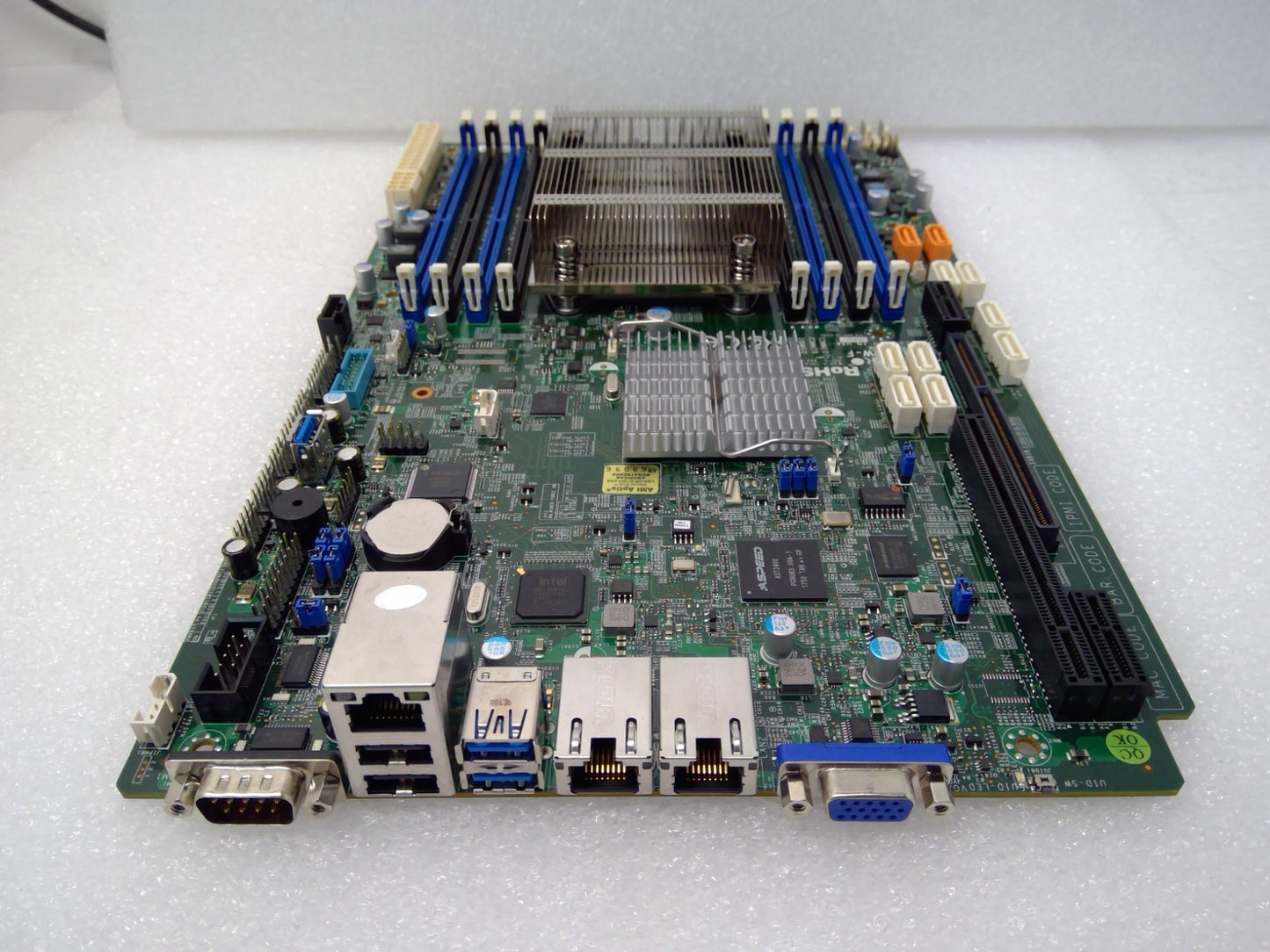 Supermicro X10SRW-F Server LGA2011 DDR4 Intel MotherBoard With Heatsink
