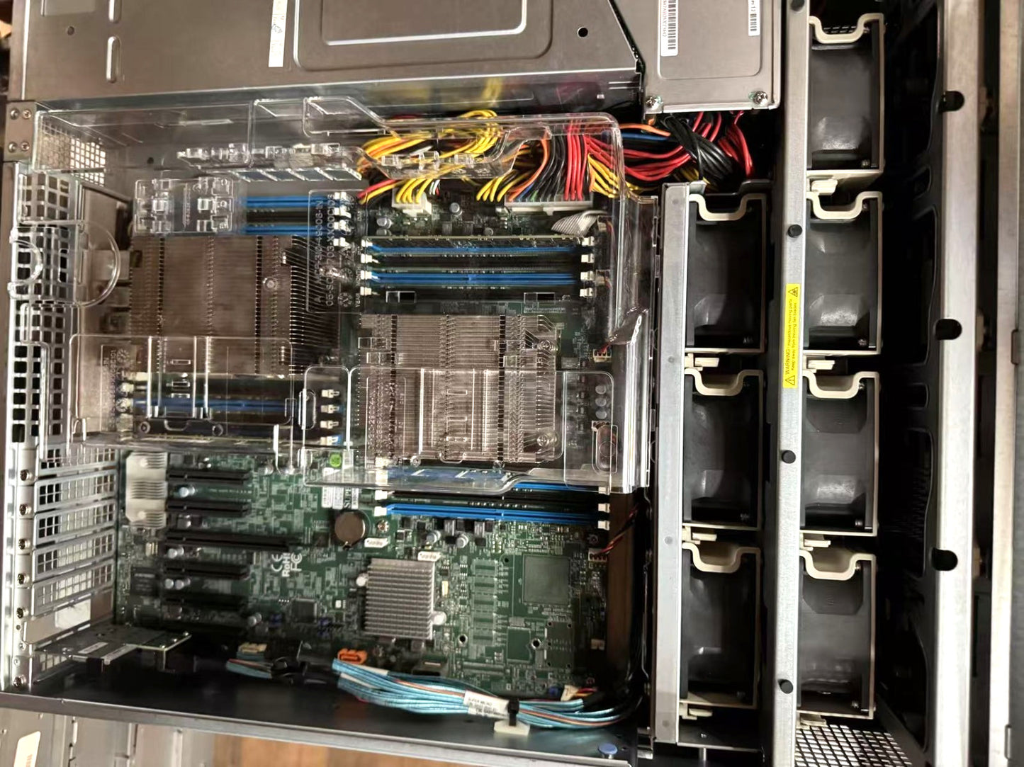 SpuerMicro CSE-847 4U Server 36 BAY 3.5" 2x1000W 32G DDR4 ECC Xeon E5-2660v4