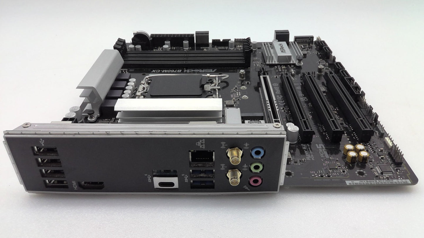 ASRock B760M-CX LGA 1851 micro ATX Intel DDR5 Motherboard