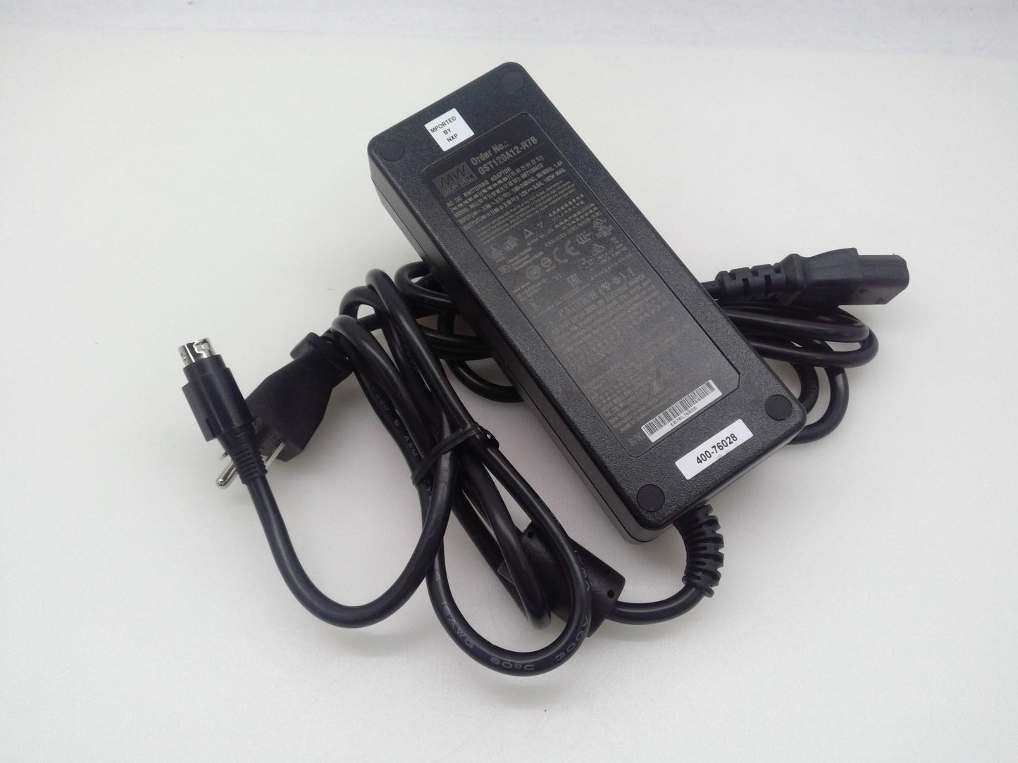 Mean Well AC/DC Switching Adaptor GST120A12-R7B 102W 12V 8.5A Power Supply 4 PIN