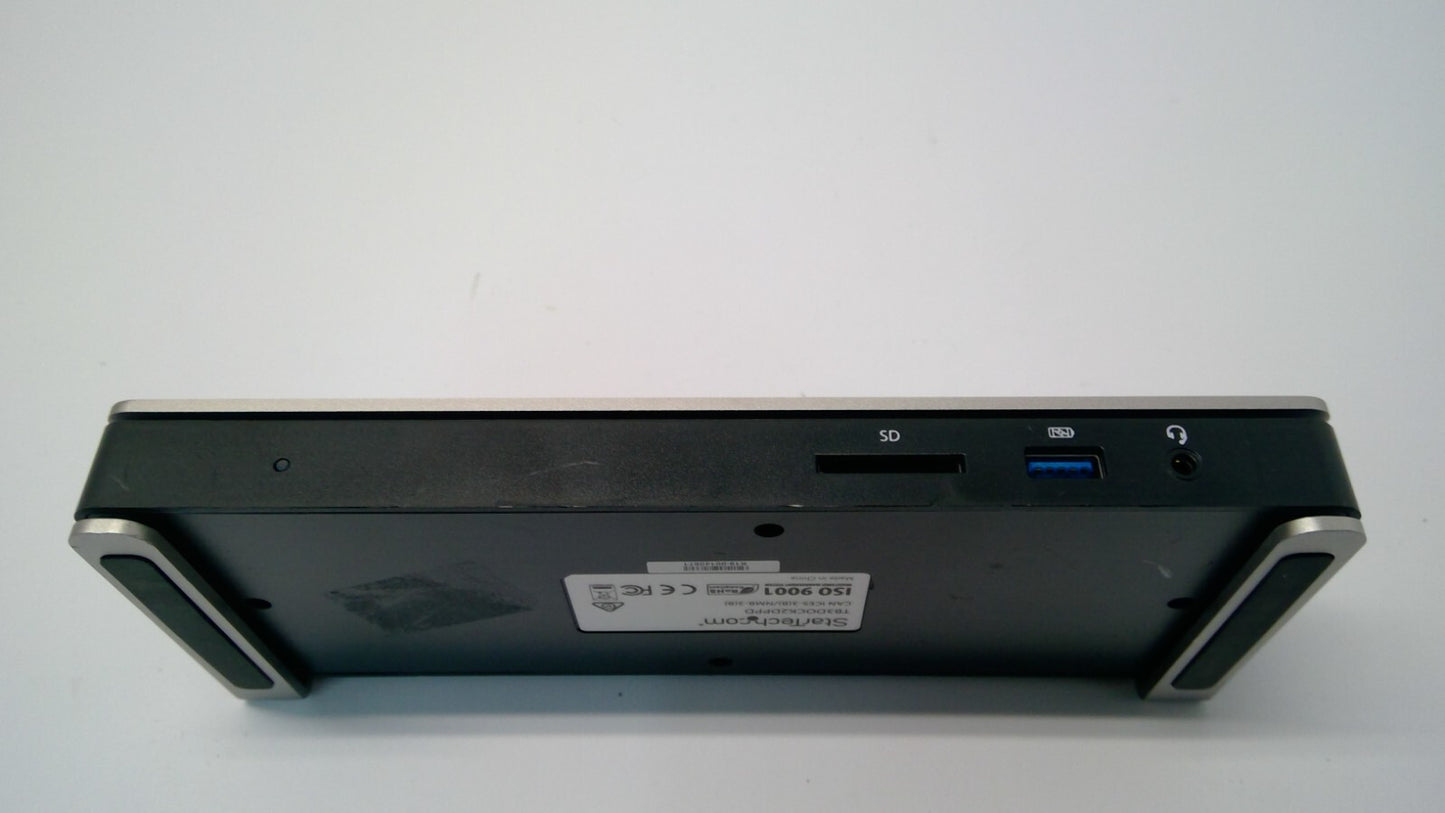 StarTech TB3DOCK2DPPD Thunderbolt 3 Dock Station Dock ONLY