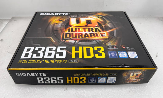 GIGABYTE B365 HD3 LGA1151 Intel 9th Gen motherboard NEW