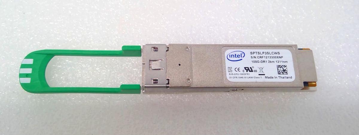 INTEL QSFP 100G DR1 SPTSLP3SLCWS 2KM 1311nm Fiber Optic Transceiver Module