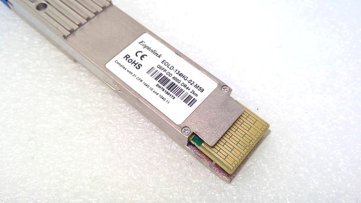 EOPTOLINK EOLD-134HG-02-M59 QSFP-DD MPO 400G DR4+ 2KM Transceiver Module.