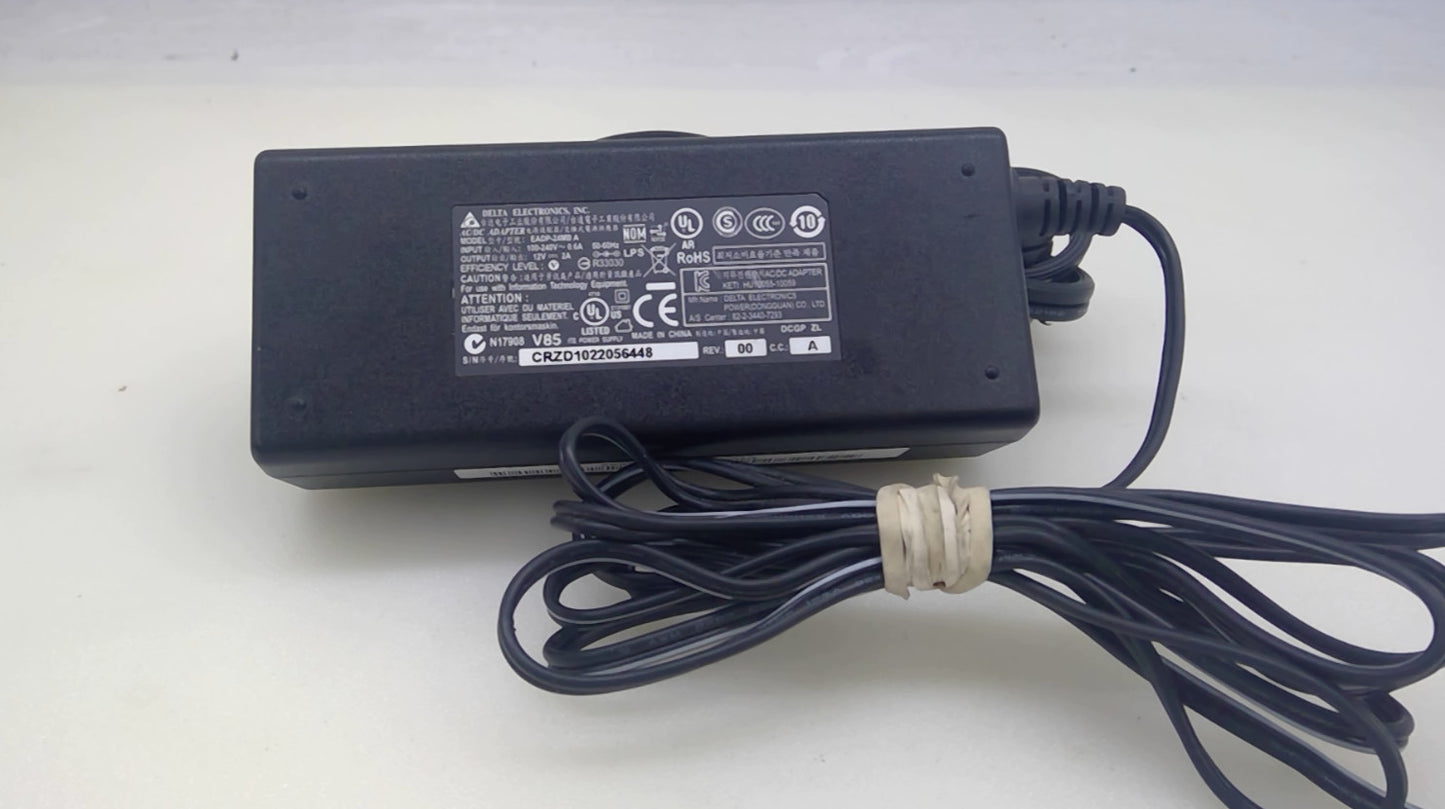Delta EADP-24MB A AC DC Power Supply Adapter Charger Output 12V 2A