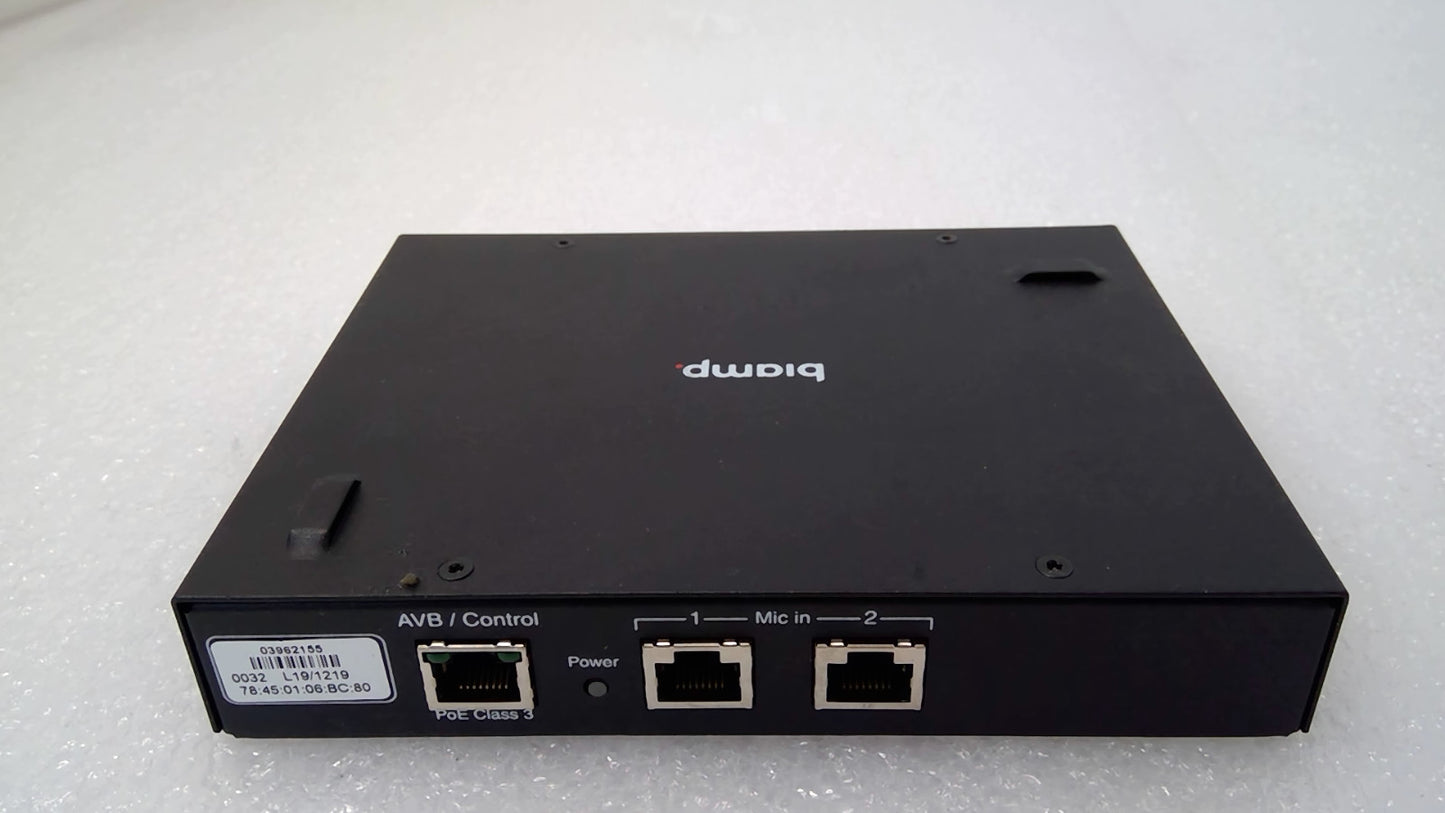 Biamp Systems REG-00006 Parle TCM-X AVB Network Plenum Box ONLY DSP