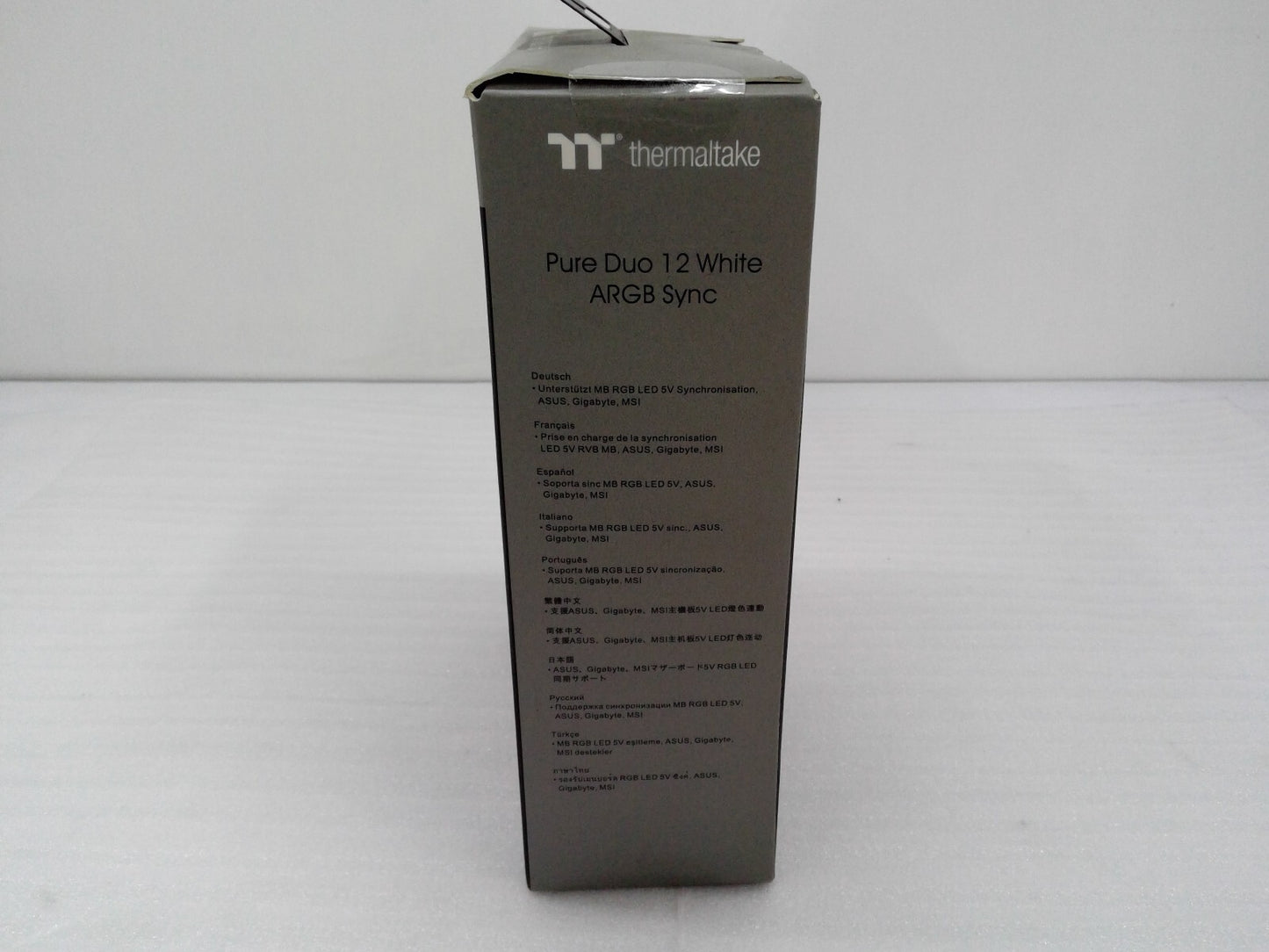 Thermaltake CL-F097-PL12SW-B Pure Duo 12 ARGB Sync Radiator Fan (2 Pack)-White