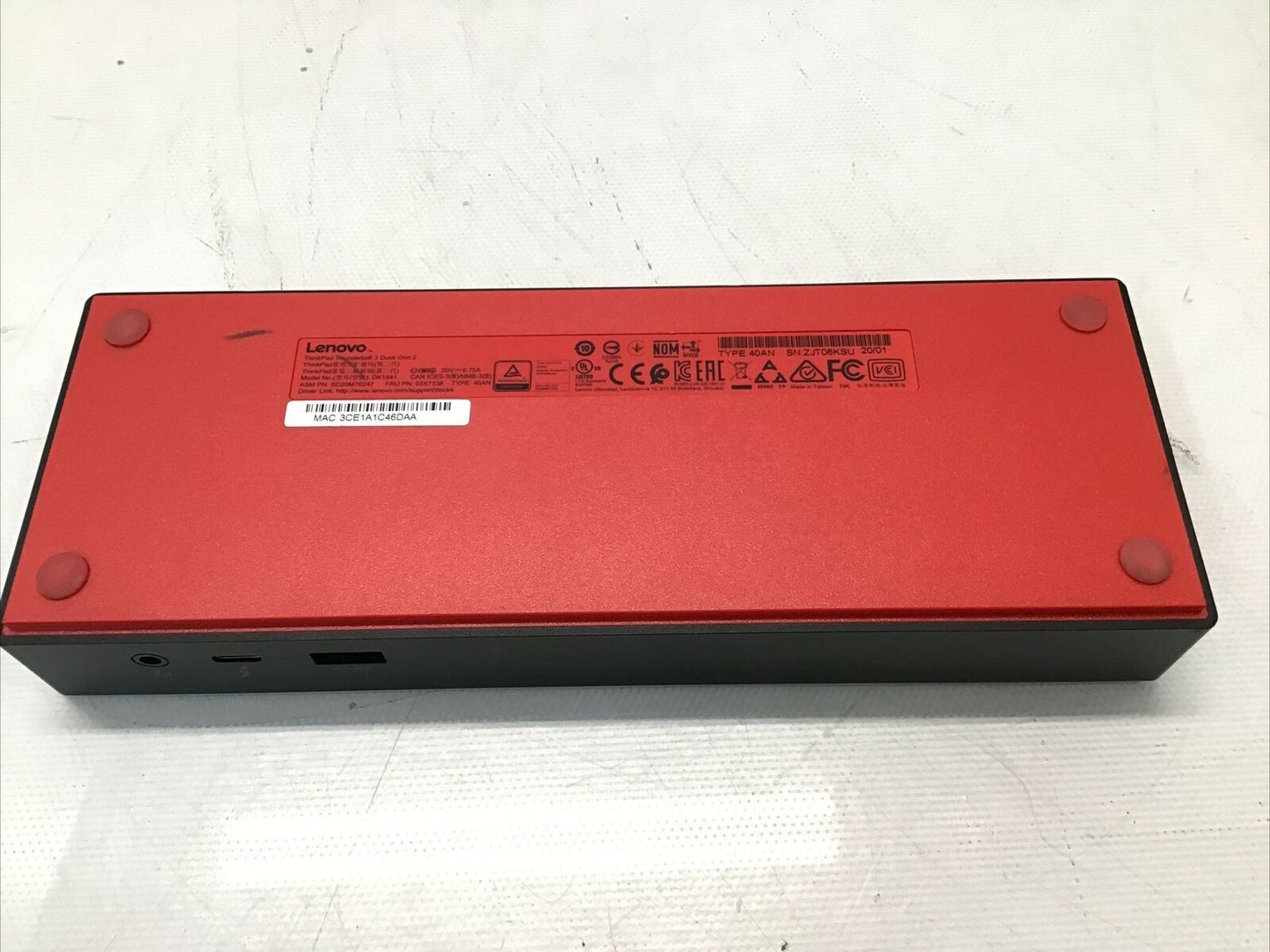 Lenovo ThinkPad Thunderbolt 3 Workstation Dock Gen 2 DK1841 40AN