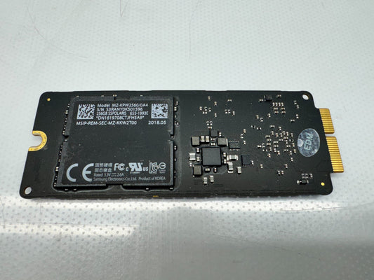 Lot of 2 Apple 256GB SSD for Macbook model MZ-KPW2560/0A4