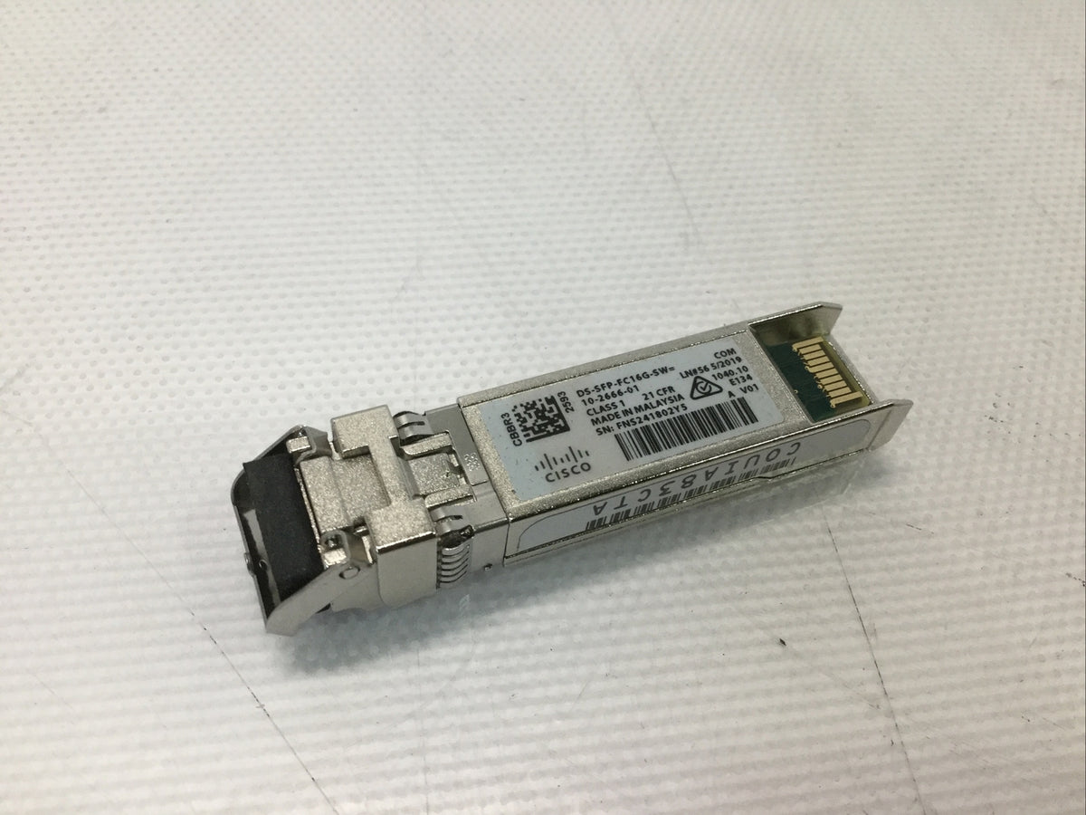 Genuine Cisco DS-SFP-FC16G-SW 10-2666-01 16Gbps FC SW SFP+ MMF Transceiver