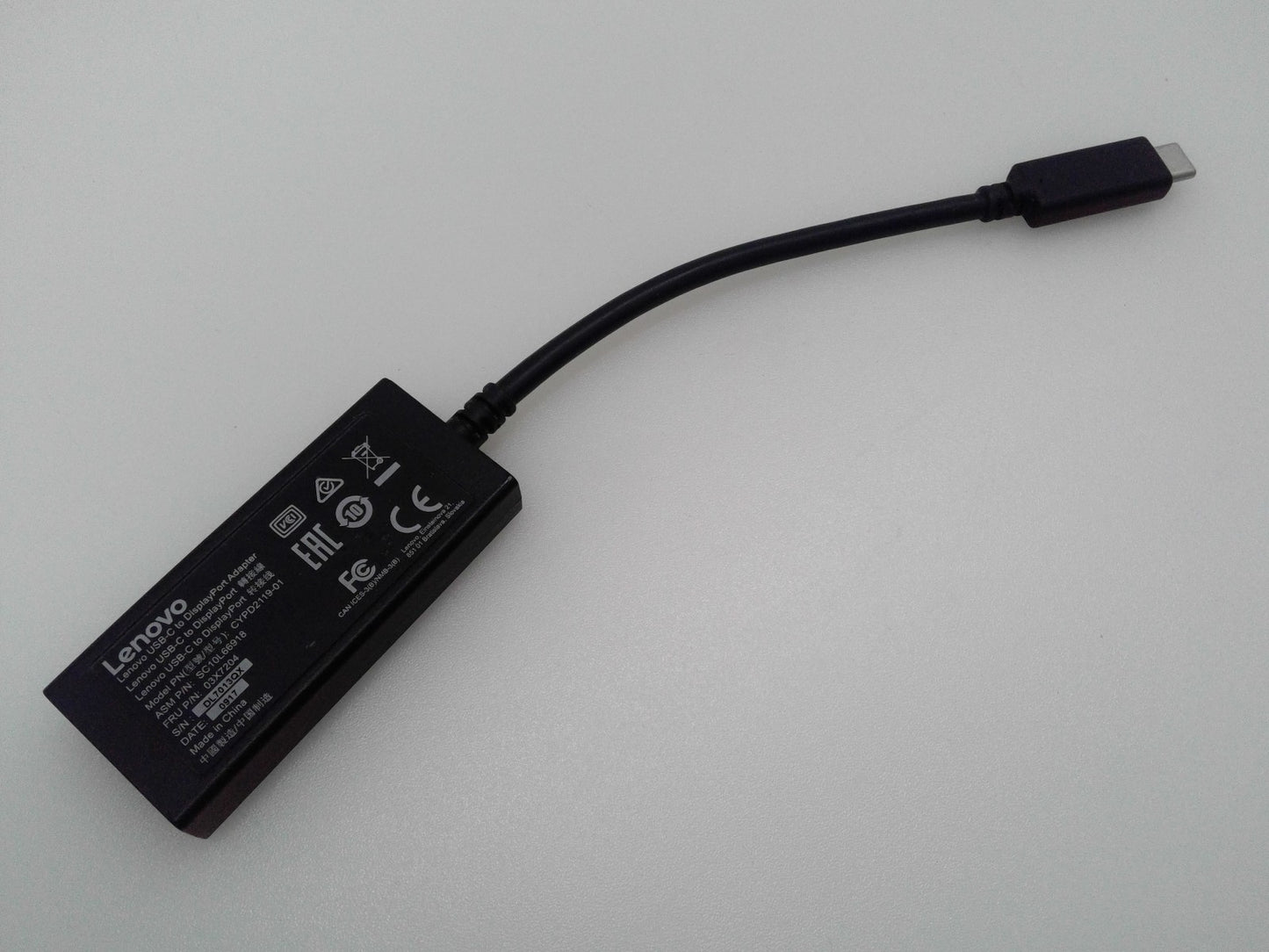 Genuine Lenovo USB-C to DisplayPort Adapter CYPD2119-01  03X7204