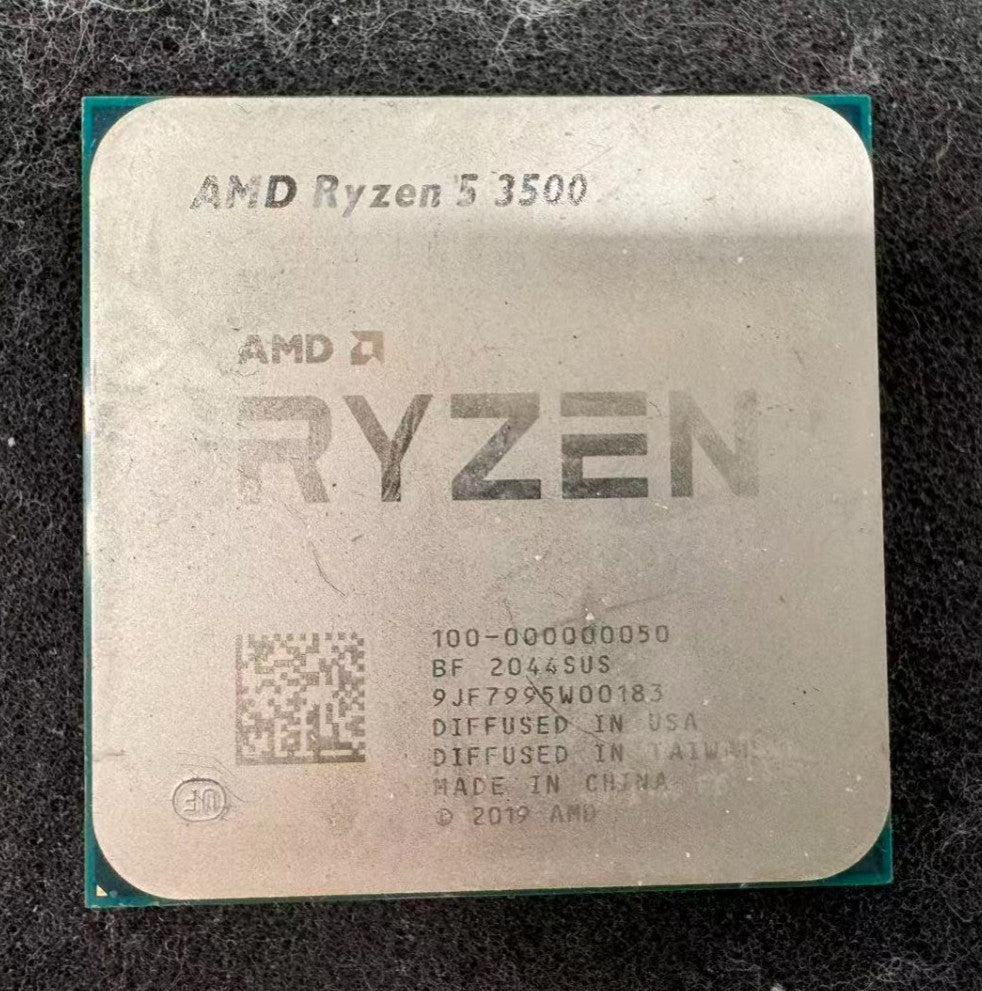 *For Parts* Lot of 4 AMD Ryzen 5 3500 3.6GHz, 6-Core, 6-Thread Socket AM4