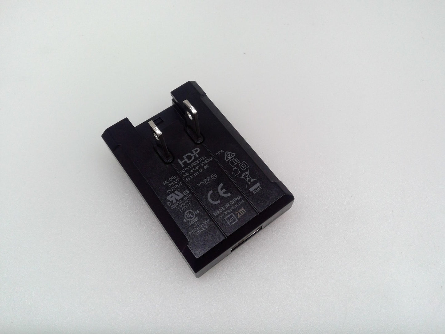 Lot of 5 Original HDP Power Adapter 5W AC Adapter HDP05-MD05010U USB Charger