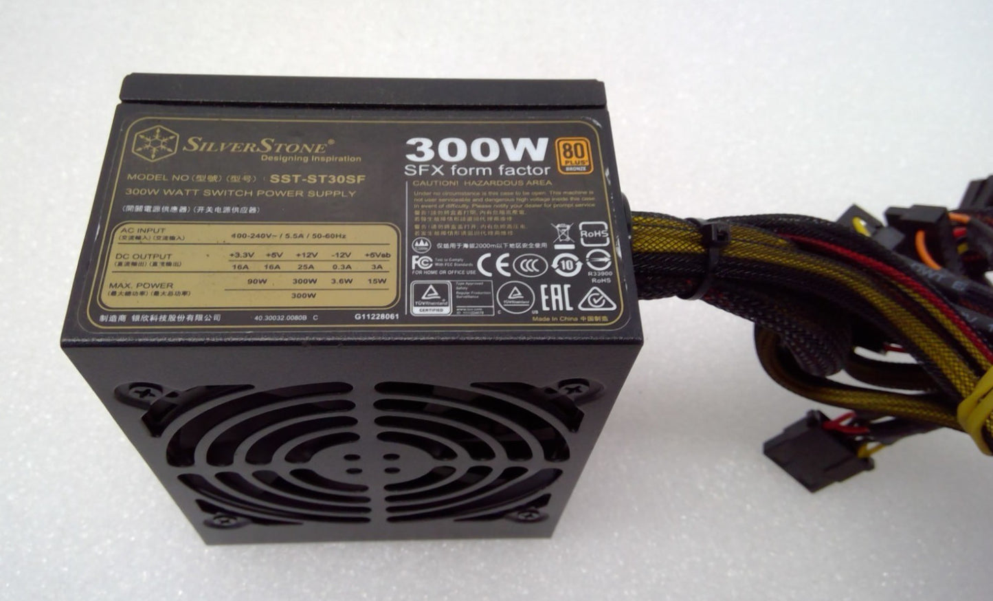SilverStone SST-ST30SF SFX Form Factor 300W 80Plus Bronze Power Supply