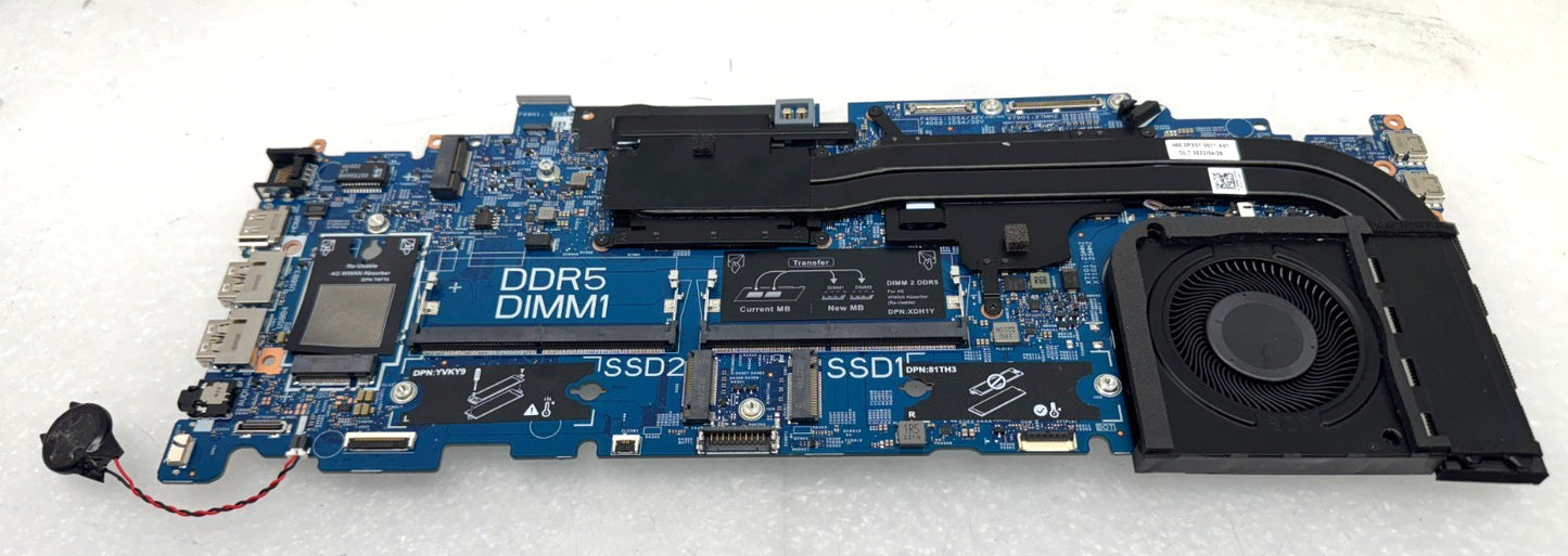 Dell Precision 3571 Laptop Motherboard i7-12800H@2.40GHz Nvidia T600 0GHR6W