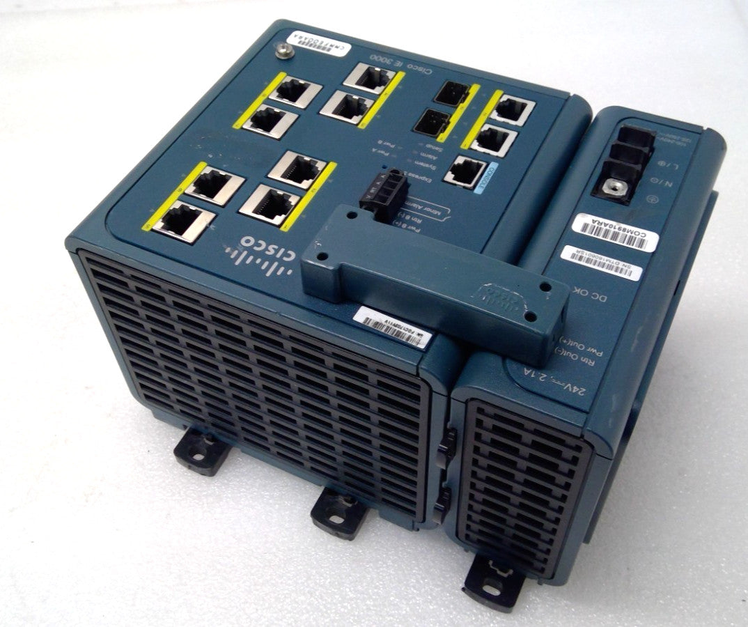 Cisco IE-3000-8TC IE 3000 8Port Industrial Ethernet Switch W/PWR-IE3000-AC*Read*