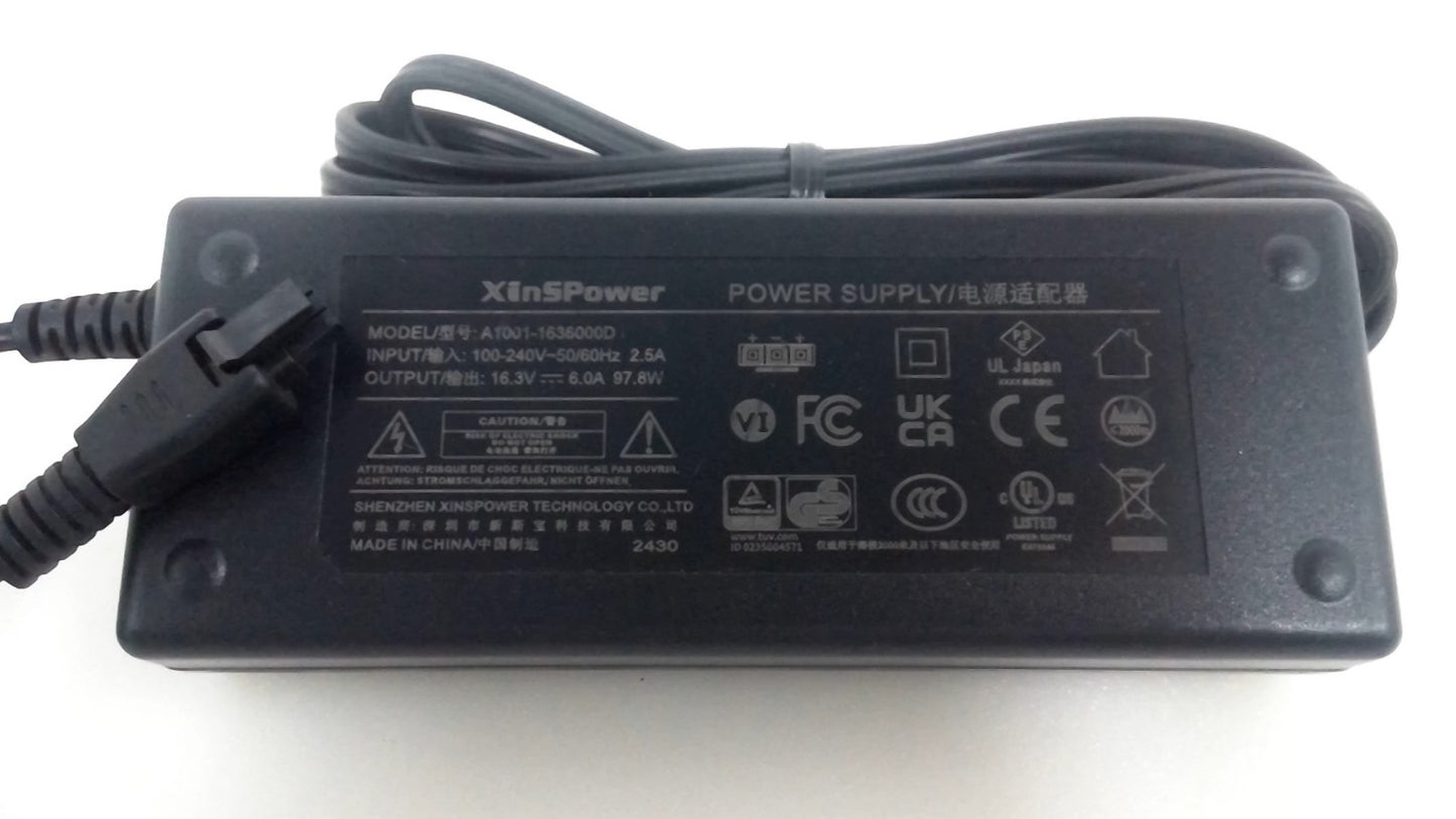 XinSPower Ac Adapter 16.3V for Thrustmaster T598 Wheel Base 3-Pin A1001-1636000D
