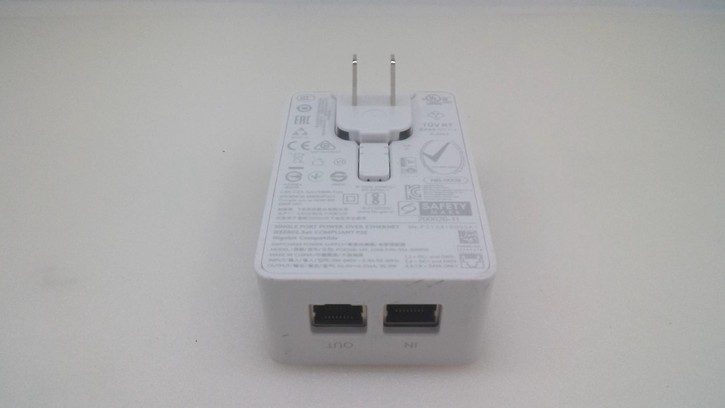 Genuine Logitech 534-000910 Single Port power over ethernet US Plug POE30R-1AT