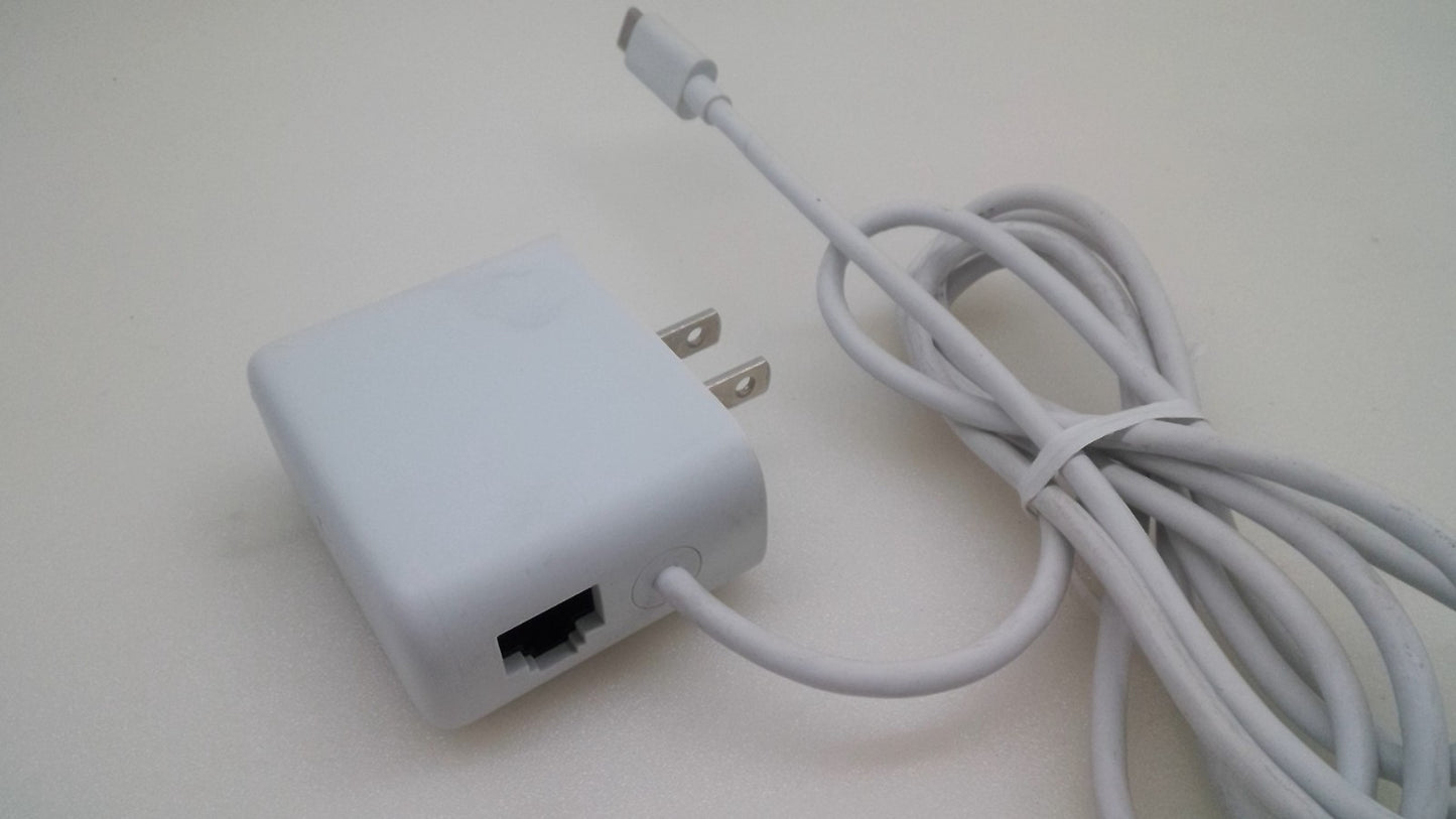 US Plug Ethernet Power Adapter for Chromecast with Google TV 5V 1.5A 7.5W GELA0