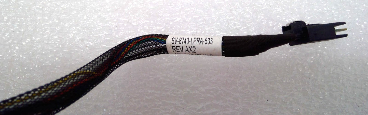 SFF-8087 Straight to SFF-8643 Angle 55cm Cable SV-8743-LPRA