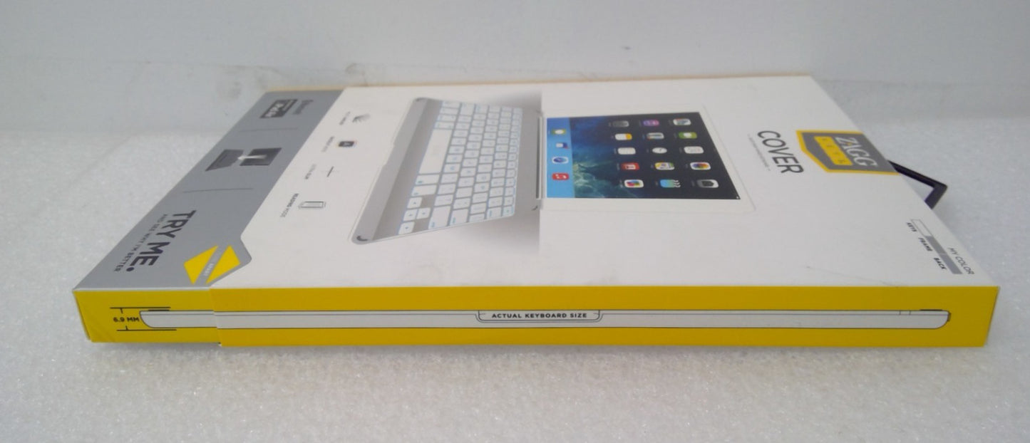 NEW Zagg Cover iPad Air 1ST GEN Bluetooth Keyboard backlit keys hinged case dock