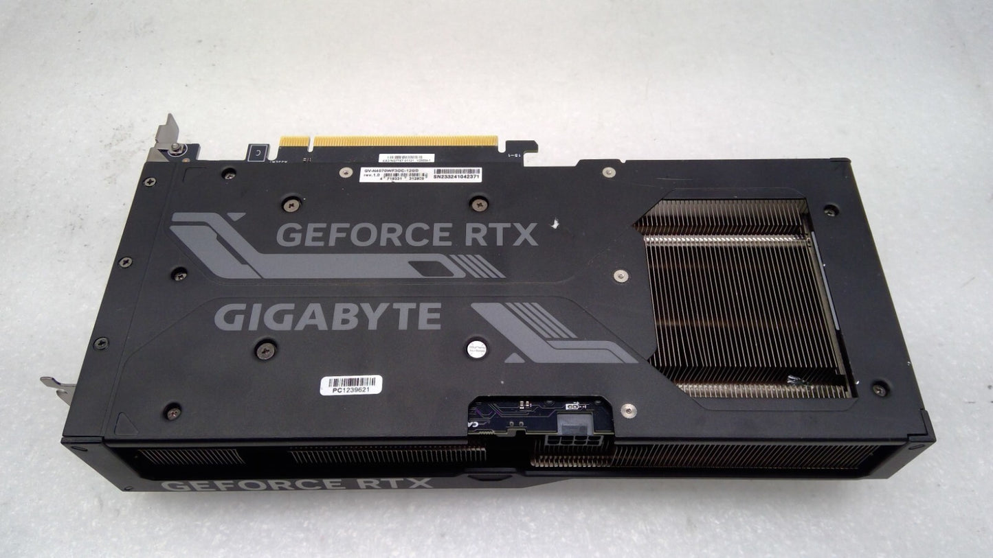 GIGABYTE GeForce RTX 4070 WINDFORCE OC 12GB GDDR6X Graphics Card GPU