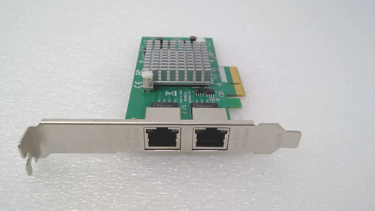 Intel EGI2-US I350AM2 I350-T2 Chip Dual-port Gigabit PCI-E Network Card