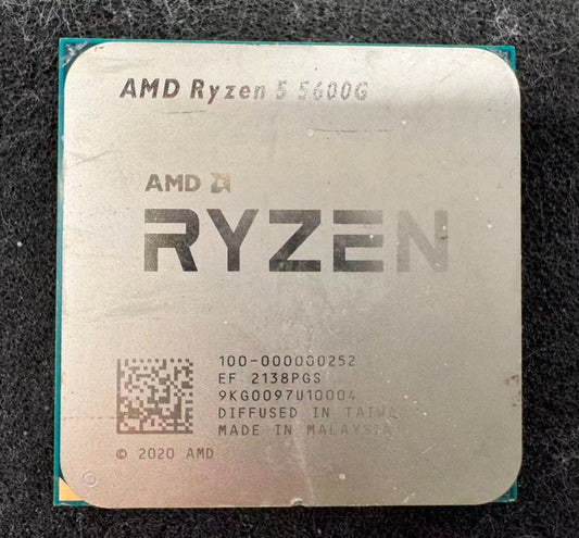 For Parts AMD Ryzen 5 5600G Processor 3.9 GHz, 6-Core, 12-Thread AM4 not working