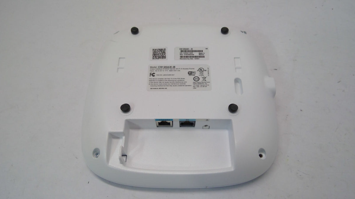 Cisco Catalyst C9120AXI-B Wi-Fi 6 802.11ax Dual Band Wireless AP Used 9120AXI