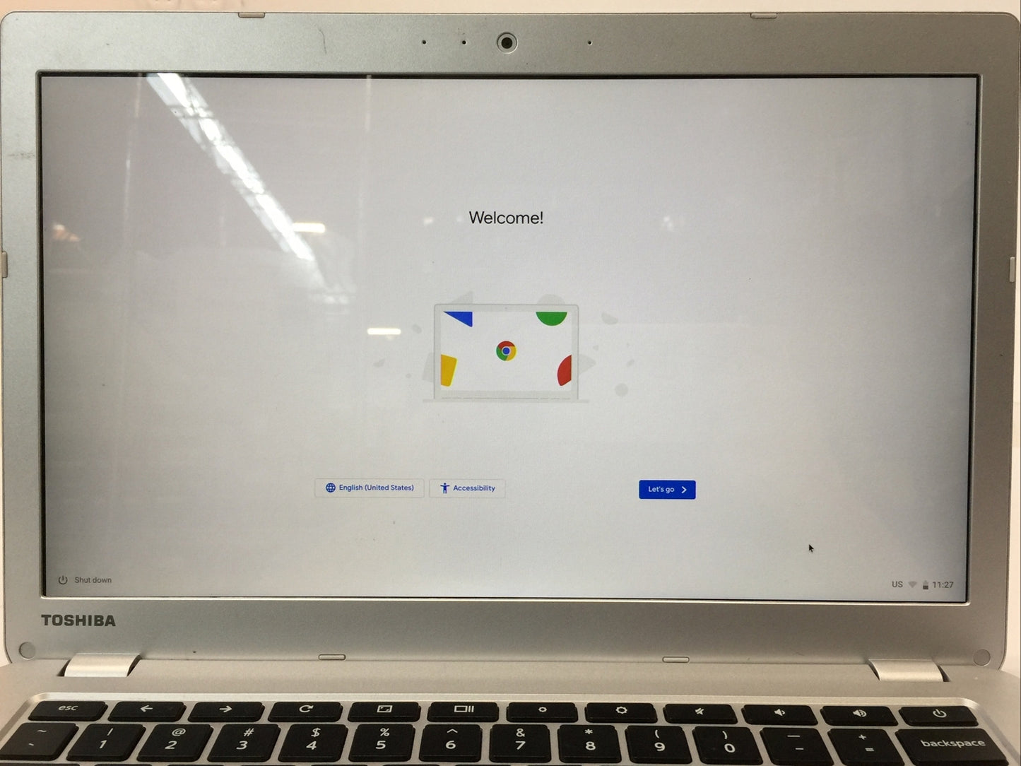 Toshiba Cb30-B3123 Chromebook 2 Intel Celeron 2.160 GHz 4GB Ram 16GB Chrome OS