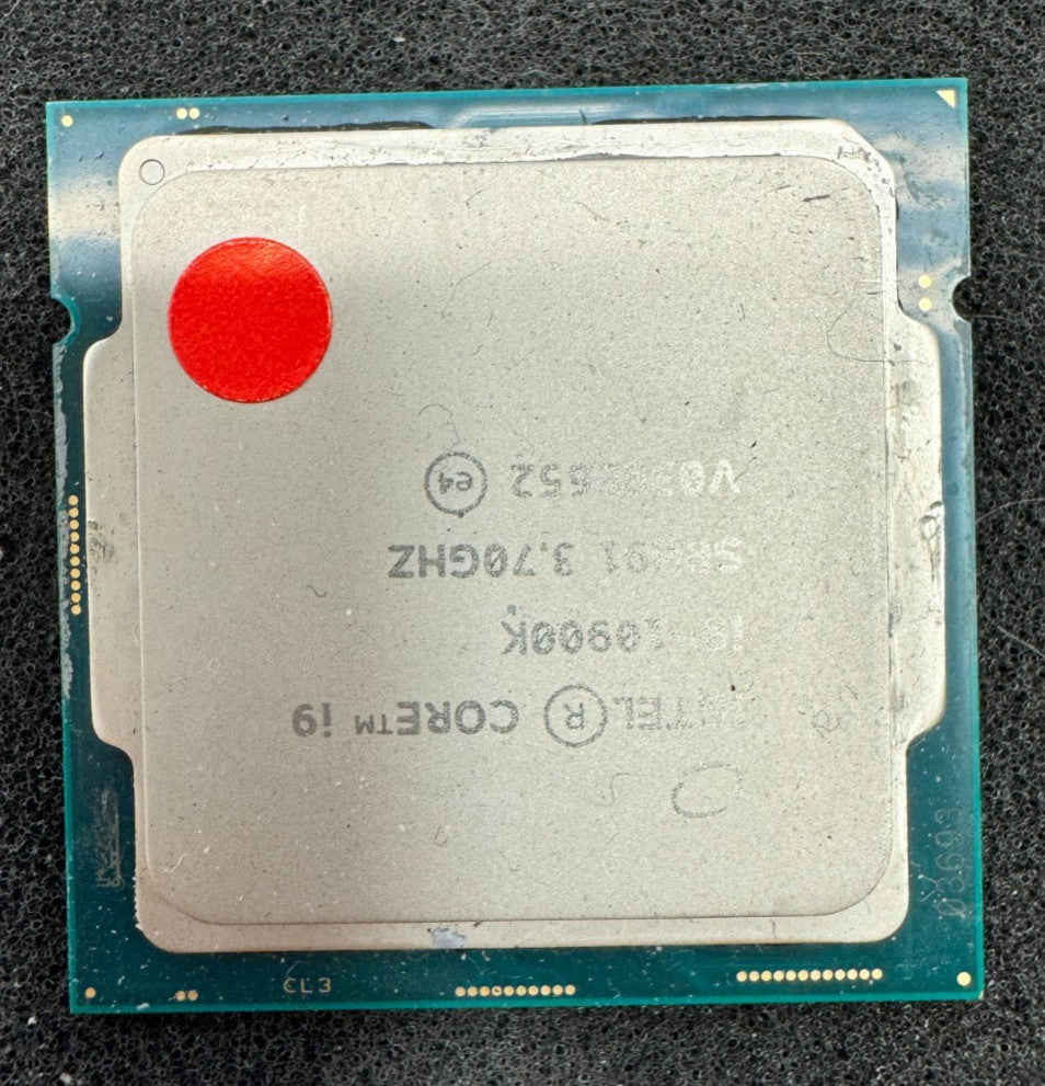 For Parts Intel Core i9-10900K SRH91 Desktop Processor 3.7 GHz,10-Core,20-Thread
