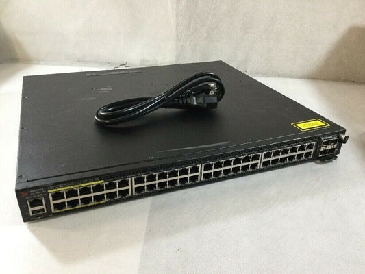 Brocade Ruckus ICX 7450-48P 48 Port PoE+ Switch + ICX7400-4X10GF + 2x 40G
