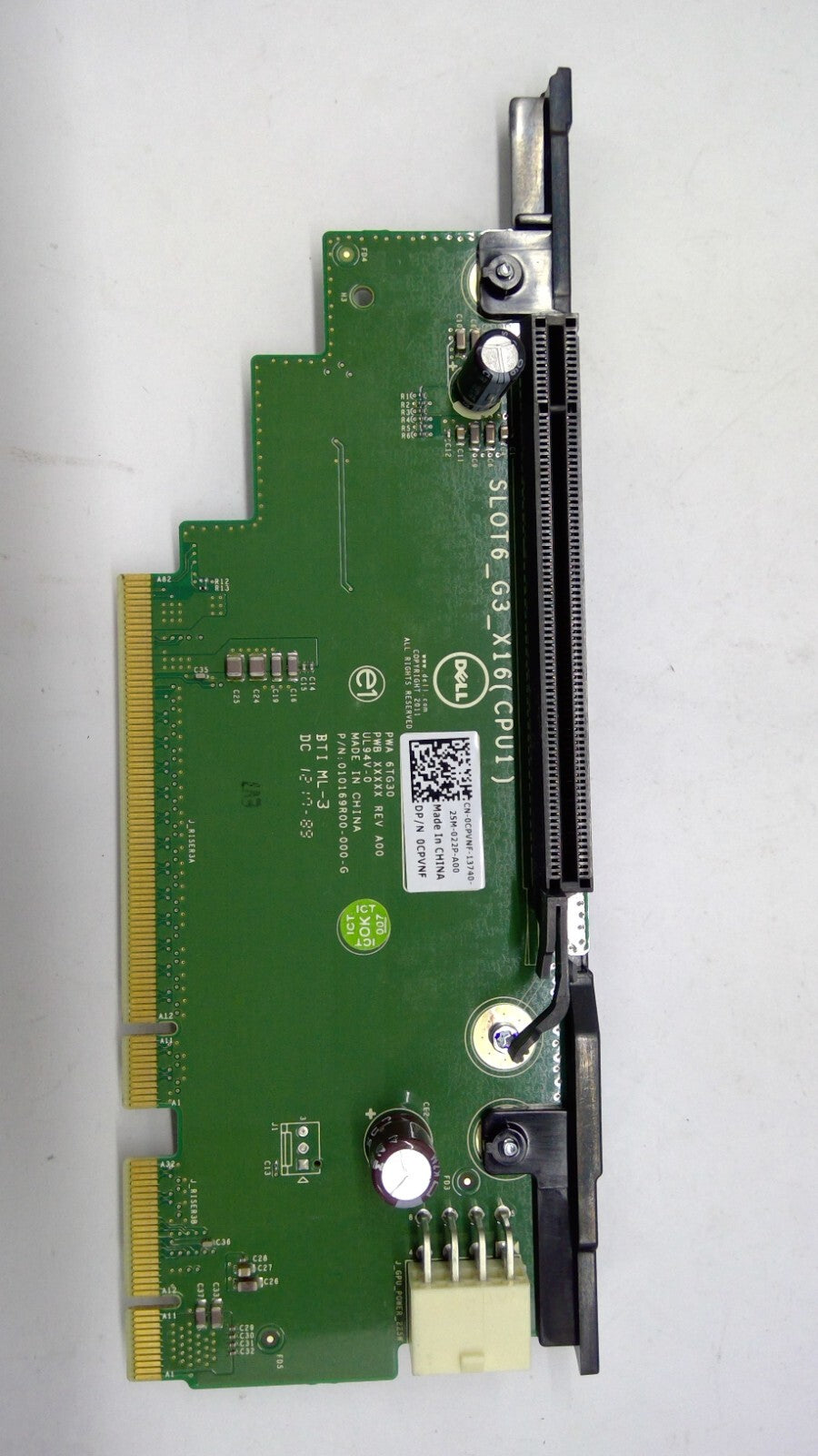 Dell PowerEdge R720 R720XD 0CPVNF Riser Card Board 3 Slot 6 PCI-E 3.0 x16 CPV
