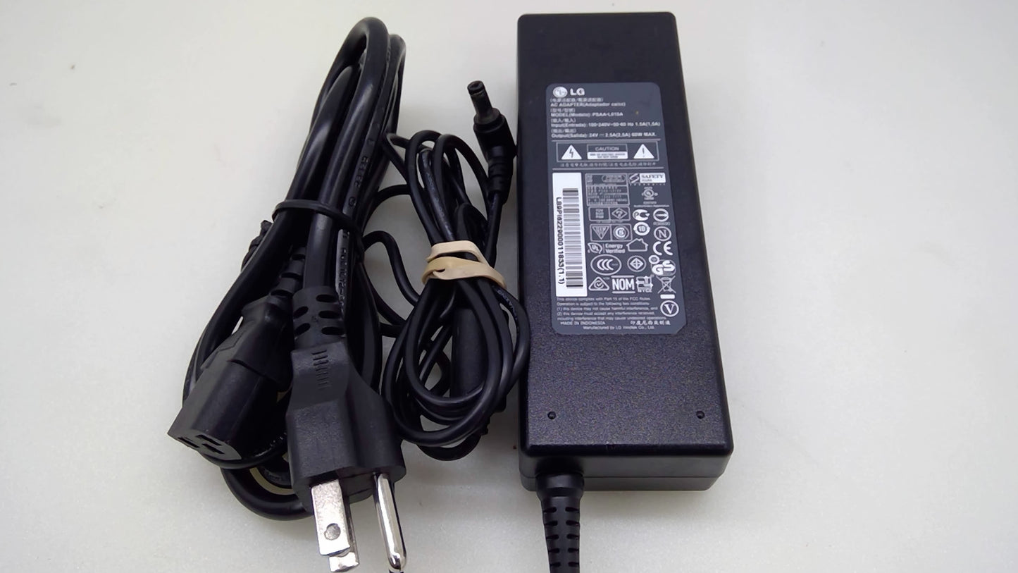 Genuine LG PSAA-L010A 60W 24V 2.5A AC Adapter for LG Monitor 5.5x2.5mm