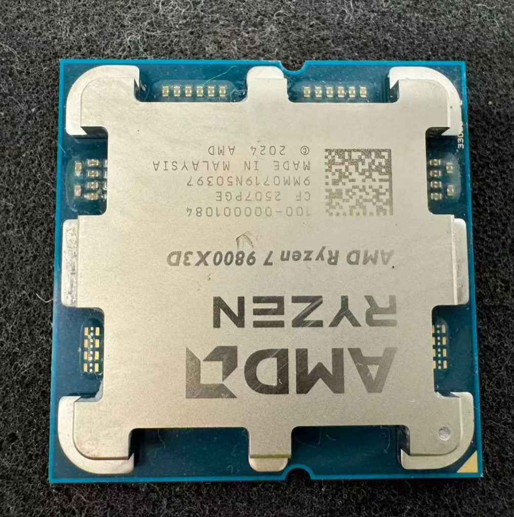 AMD Ryzen 7 9800X3D Desktop Processor 4.7 GHz, 8-Core, 16-Thread AM5 Tested