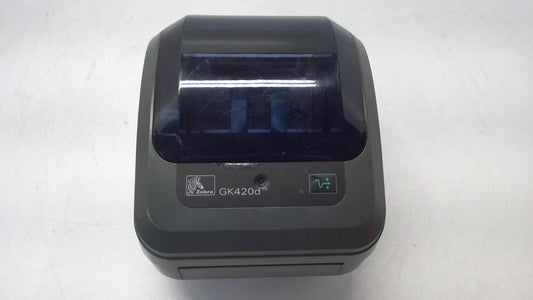 Zebra GK420d Thermal USB Label Printer GK42-202210-000 Missing Back Panel