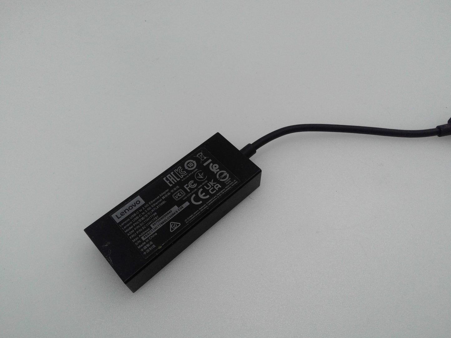 Genuine Lenovo USB-C to 2.5G Ethernet Adapter RTL8156BL 4X91H17795