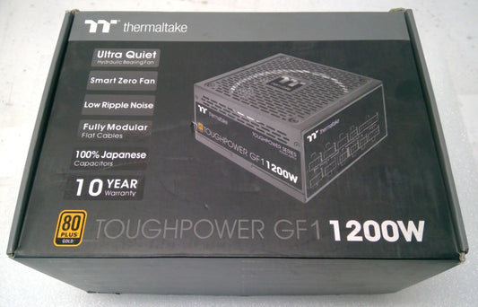 Thermaltake Toughpower GF1 1200W 80+ Gold Fully Modular Power Supply *Read*